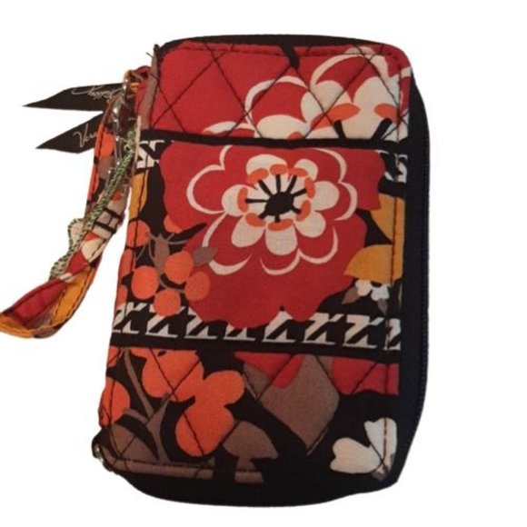 Vera Bradley Carry it All Wristlet Bittersweet Retired - Picture 2 of 4